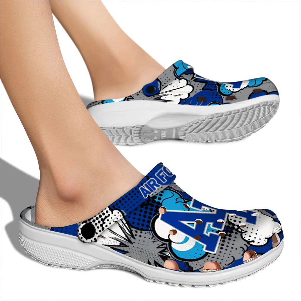 air force falcons cloud splash clogs fashion forward air force falcons cloud splash clogs fashion forward