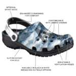 air force falcons mountain peaks clogs best selling