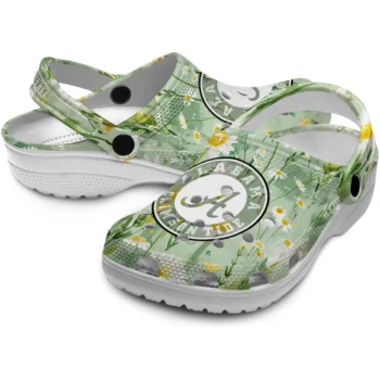 alabama crimson tide daisy cluster clogs high quality