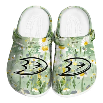 anaheim ducks daisy cluster clogs best selling