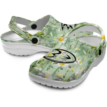 anaheim ducks daisy cluster clogs high quality