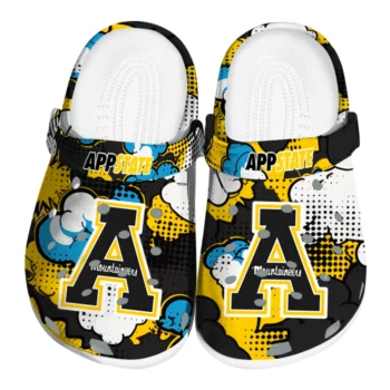 appalachian state mountaineers cloud splash clogs best selling