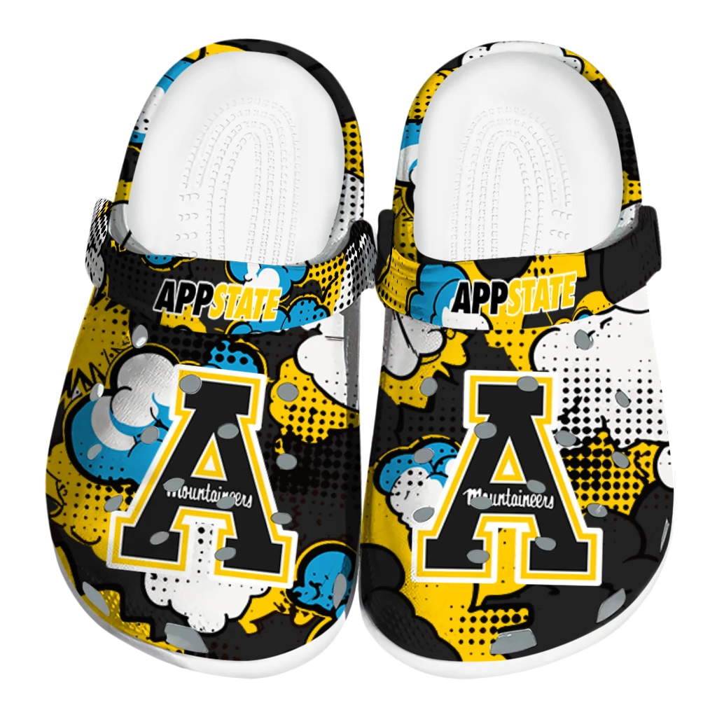 appalachian state mountaineers cloud splash clogs best selling appalachian state mountaineers cloud splash clogs best selling