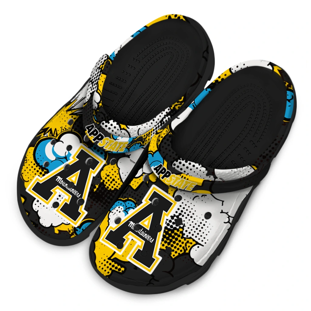 appalachian state mountaineers cloud splash clogs latest model appalachian state mountaineers cloud splash clogs latest model