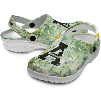 appalachian state mountaineers daisy cluster clogs high quality