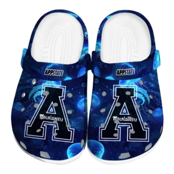 appalachian state mountaineers jellyfish ocean clogs best selling