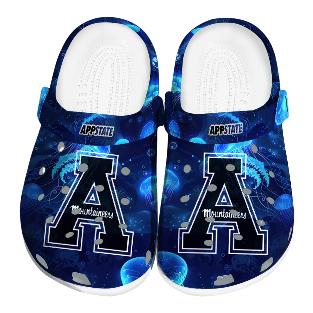 appalachian state mountaineers jellyfish ocean clogs best selling appalachian state mountaineers jellyfish ocean clogs best selling