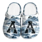 appalachian state mountaineers mountain peaks clogs best selling