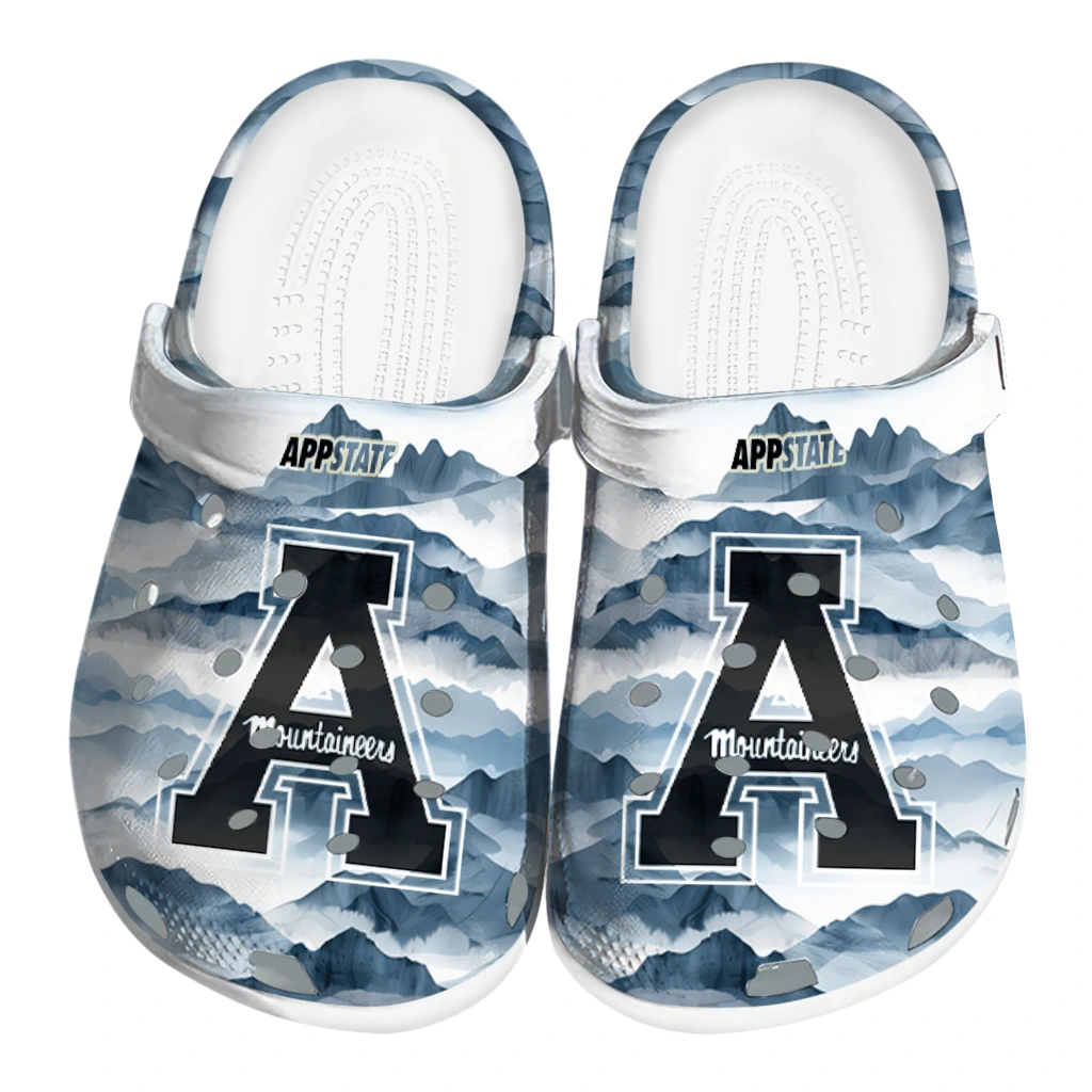 appalachian state mountaineers mountain peaks clogs best selling appalachian state mountaineers mountain peaks clogs best selling