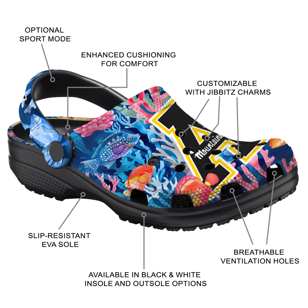 appalachian state mountaineers ocean wonders clogs new arrival appalachian state mountaineers ocean wonders clogs new arrival