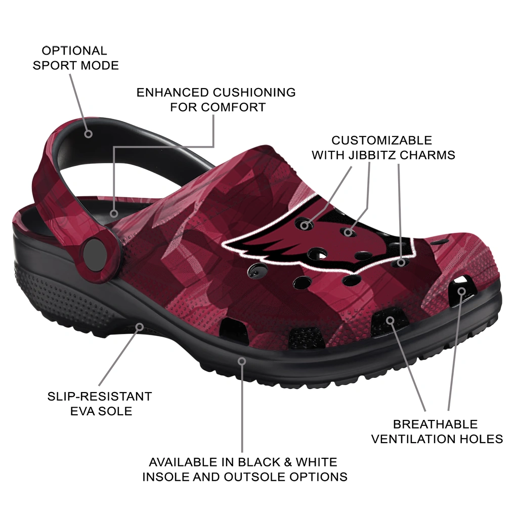 arizona cardinals canyon layers clogs new arrival arizona cardinals canyon layers clogs new arrival