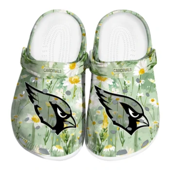 arizona cardinals daisy cluster clogs best selling
