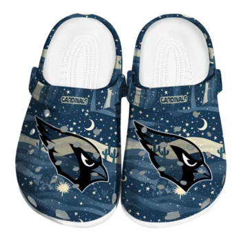 arizona cardinals night cactus clogs best selling