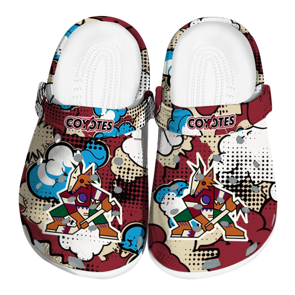 arizona coyotes cloud splash clogs best selling arizona coyotes cloud splash clogs best selling