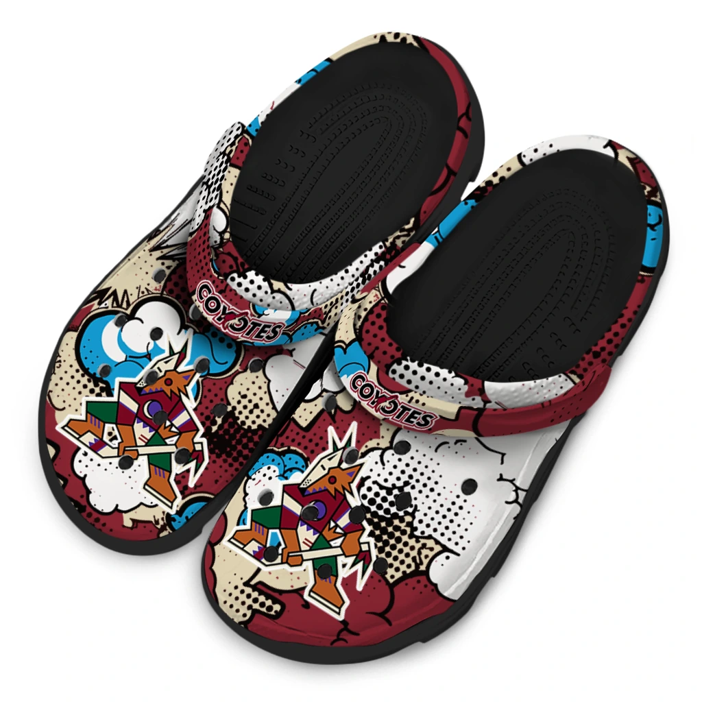 arizona coyotes cloud splash clogs latest model arizona coyotes cloud splash clogs latest model