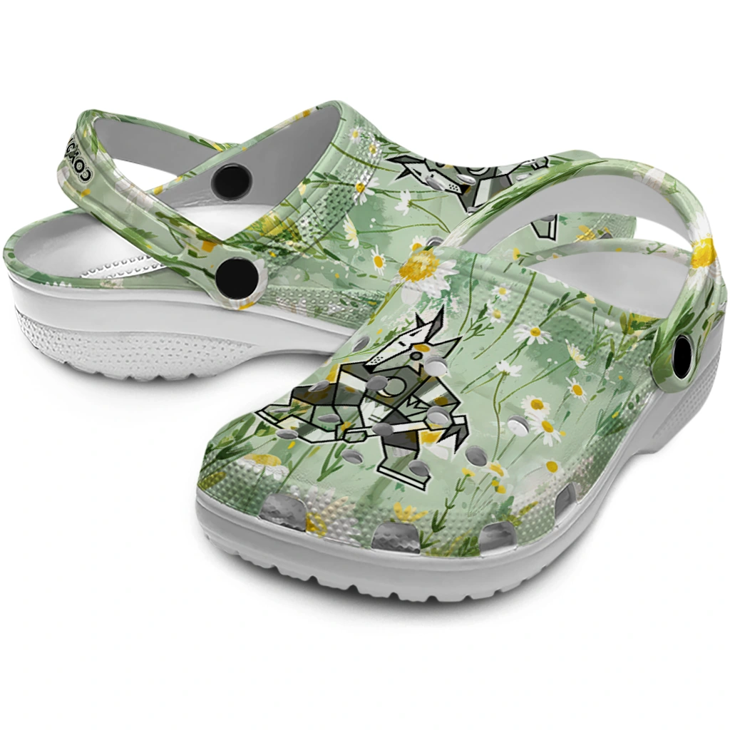 arizona coyotes daisy cluster clogs high quality arizona coyotes daisy cluster clogs high quality