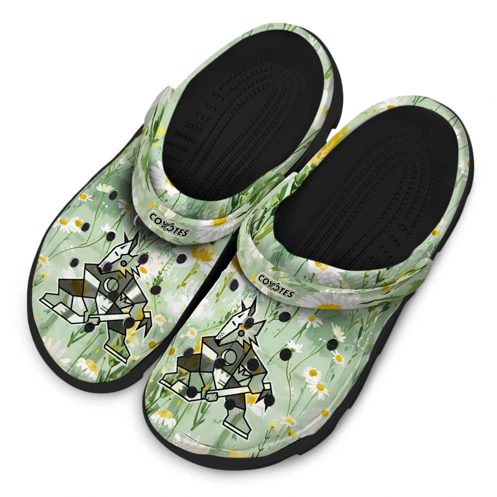 arizona coyotes daisy cluster clogs latest model arizona coyotes daisy cluster clogs latest model