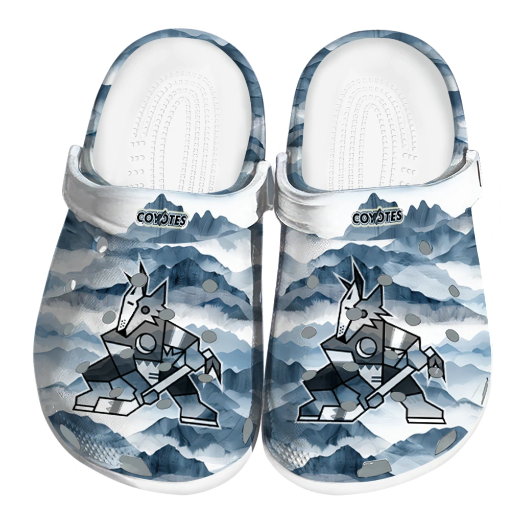 arizona coyotes mountain peaks clogs best selling arizona coyotes mountain peaks clogs best selling