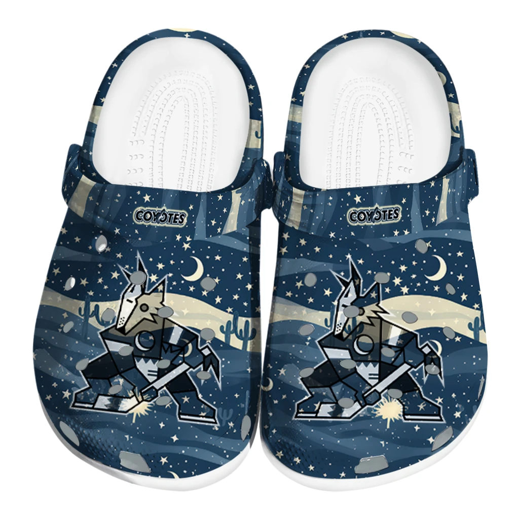 arizona coyotes night cactus clogs best selling arizona coyotes night cactus clogs best selling