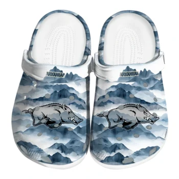 arkansas razorbacks mountain peaks clogs best selling