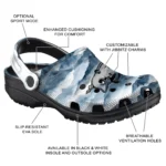 arkansas razorbacks mountain peaks clogs best selling