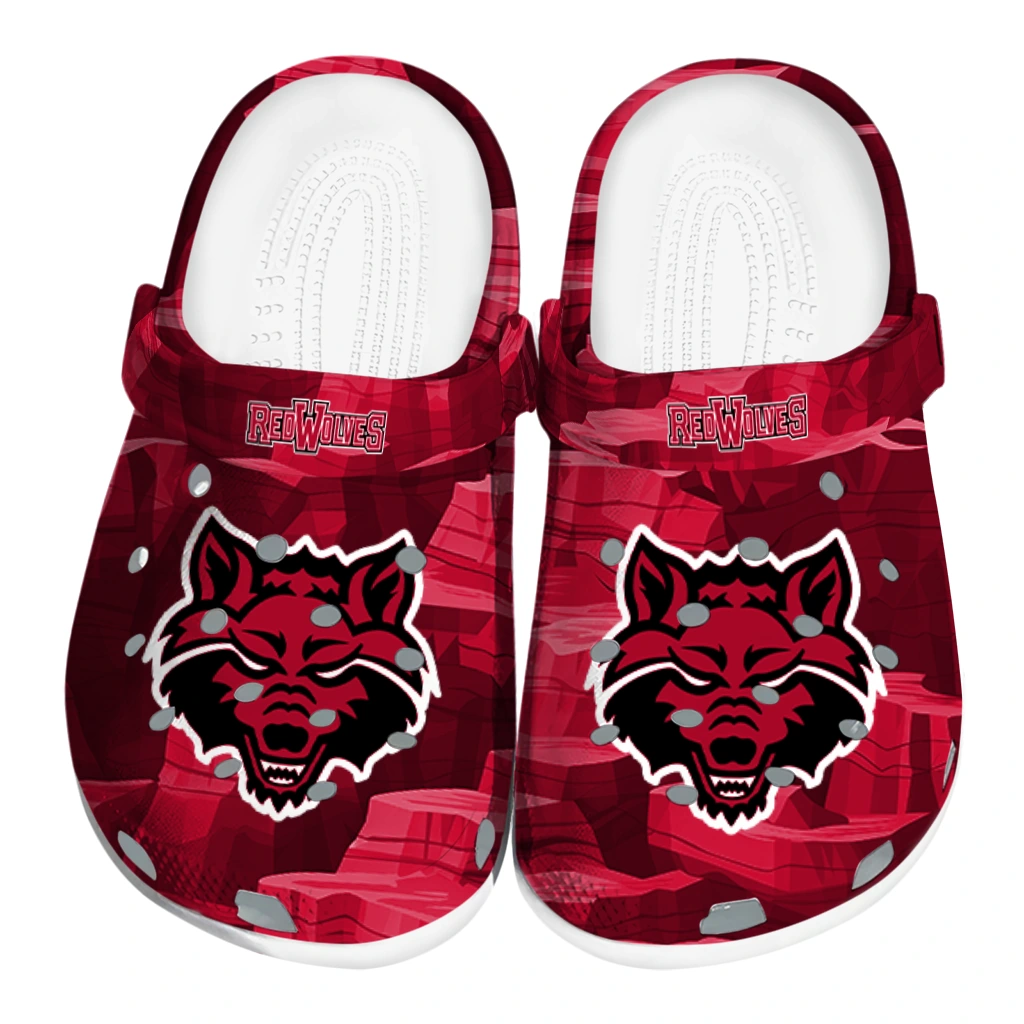 arkansas state red wolves canyon layers clogs best selling arkansas state red wolves canyon layers clogs best selling