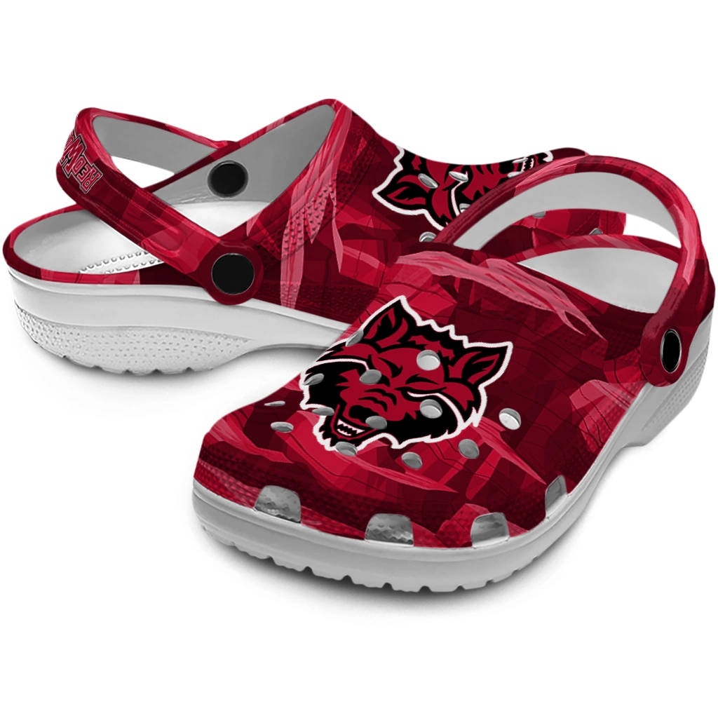 arkansas state red wolves canyon layers clogs high quality arkansas state red wolves canyon layers clogs high quality