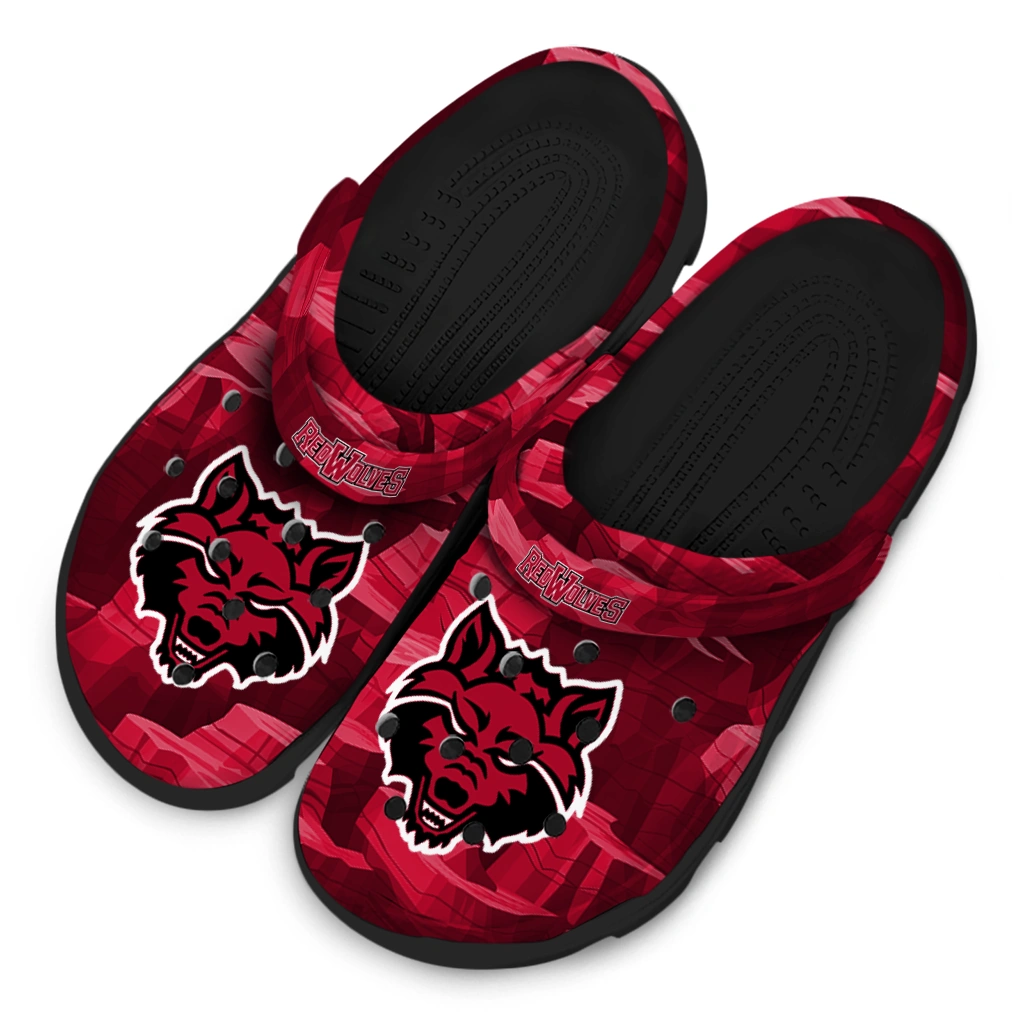 arkansas state red wolves canyon layers clogs latest model arkansas state red wolves canyon layers clogs latest model