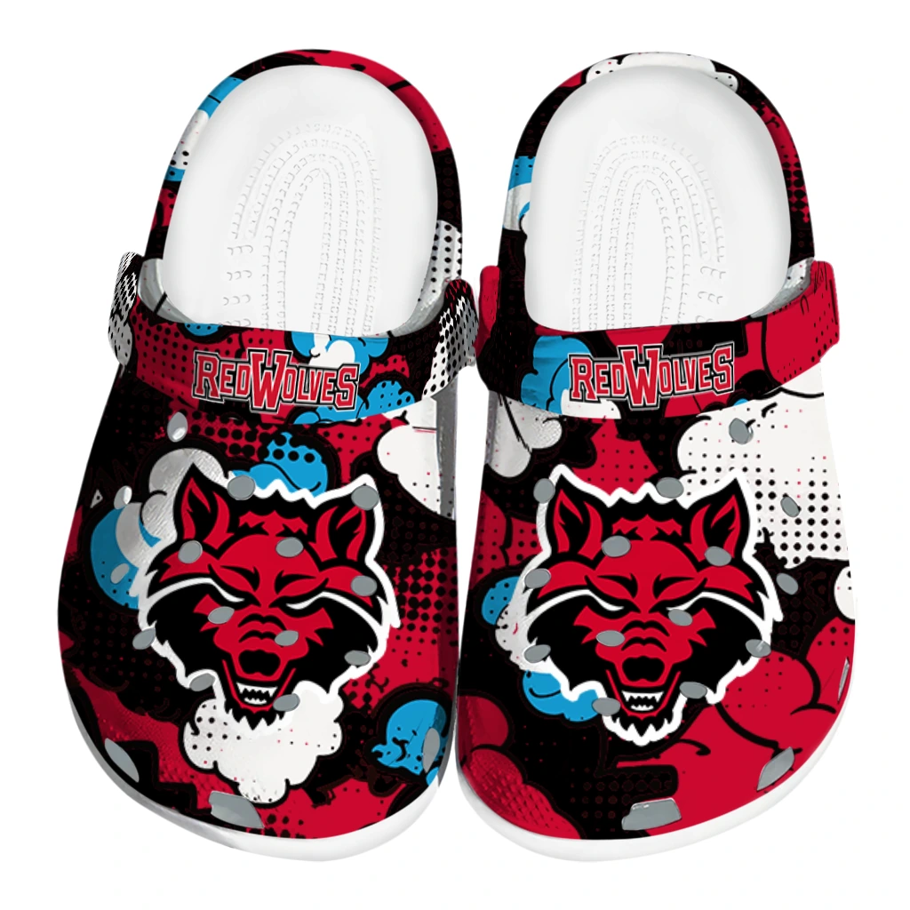 arkansas state red wolves cloud splash clogs best selling arkansas state red wolves cloud splash clogs best selling