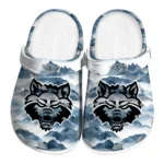 arkansas state red wolves mountain peaks clogs best selling