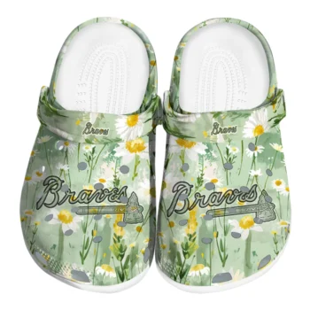 atlanta braves daisy cluster clogs best selling