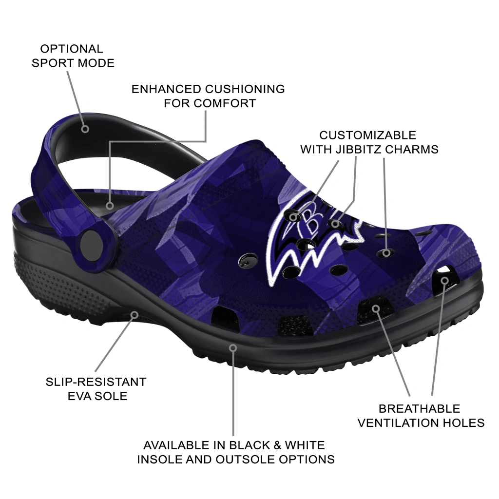 baltimore ravens canyon layers clogs new arrival baltimore ravens canyon layers clogs new arrival