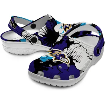 baltimore ravens cloud splash clogs high quality