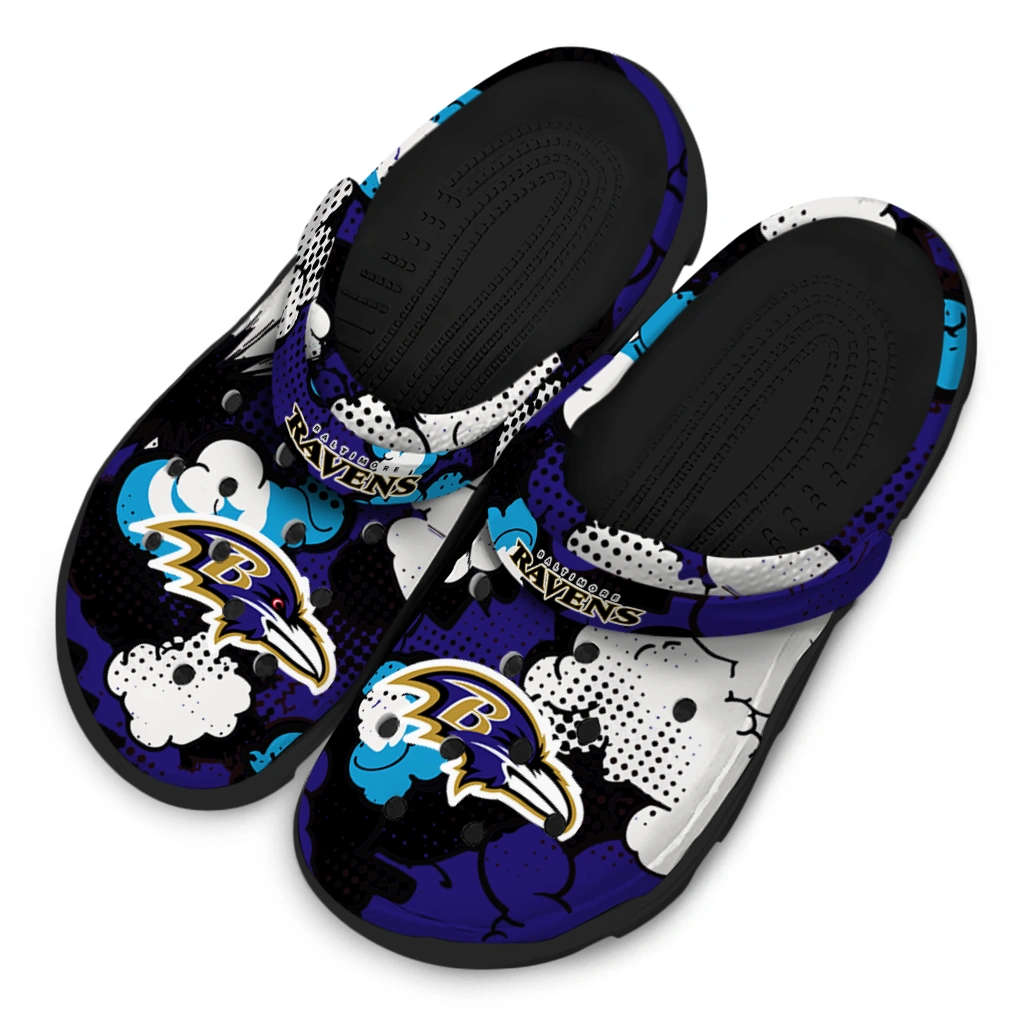 baltimore ravens cloud splash clogs latest model baltimore ravens cloud splash clogs latest model