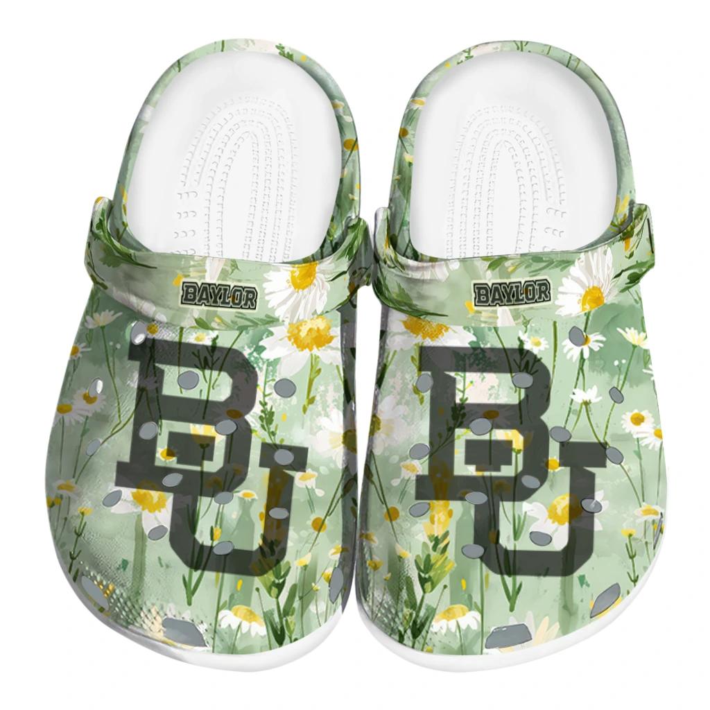 baylor bears daisy cluster clogs best selling baylor bears daisy cluster clogs best selling
