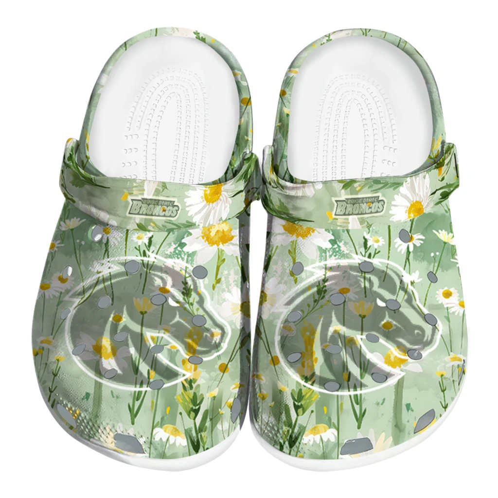 boise state broncos daisy cluster clogs best selling boise state broncos daisy cluster clogs best selling