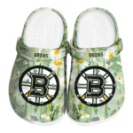 boston bruins daisy cluster clogs best selling