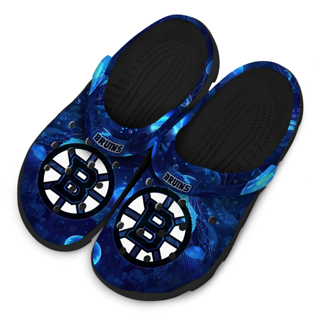 boston bruins jellyfish ocean clogs latest model boston bruins jellyfish ocean clogs latest model