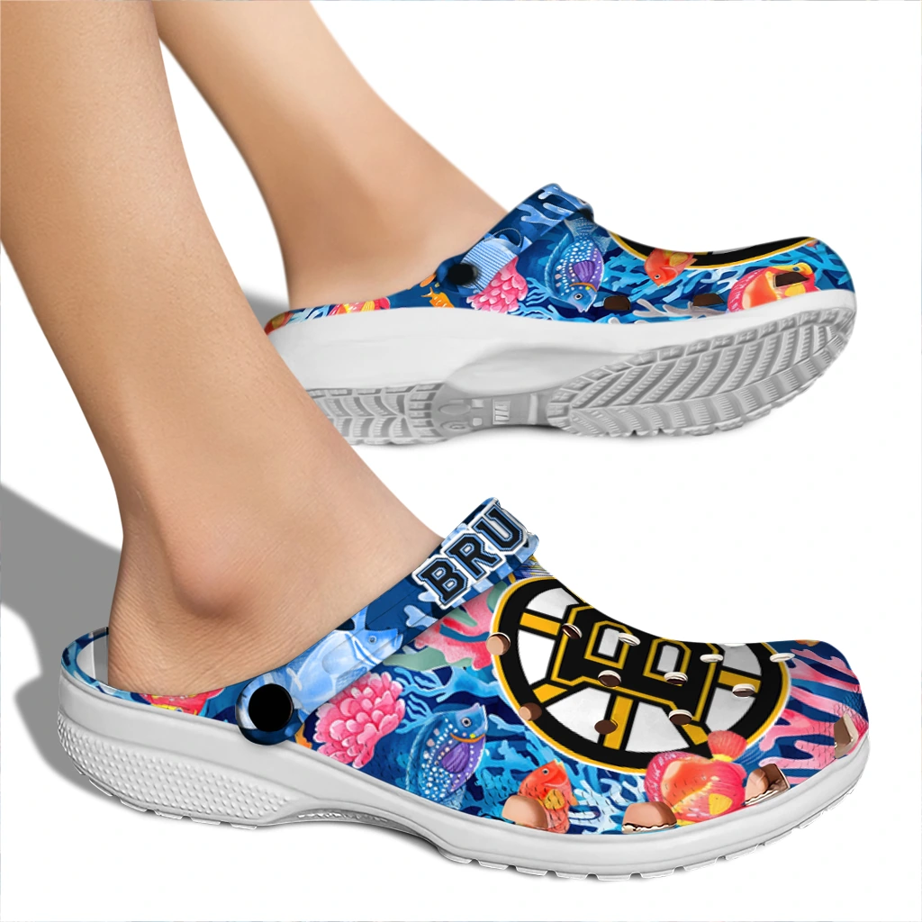 boston bruins ocean wonders clogs fashion forward boston bruins ocean wonders clogs fashion forward
