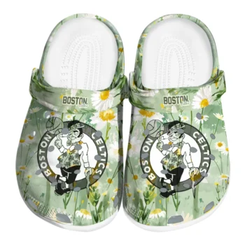 boston celtics daisy cluster clogs best selling