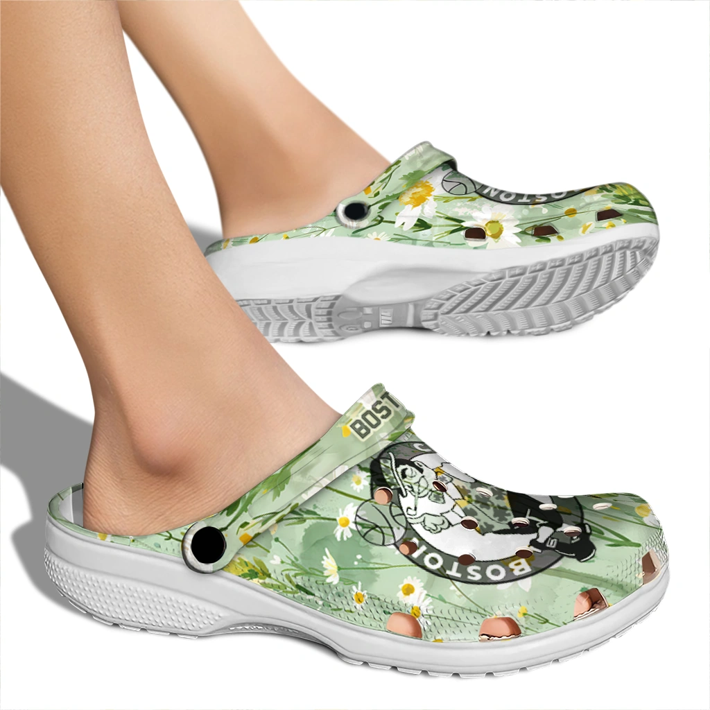 boston celtics daisy cluster clogs fashion forward boston celtics daisy cluster clogs fashion forward