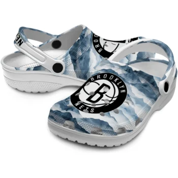 brooklyn nets mountain peaks clogs high quality