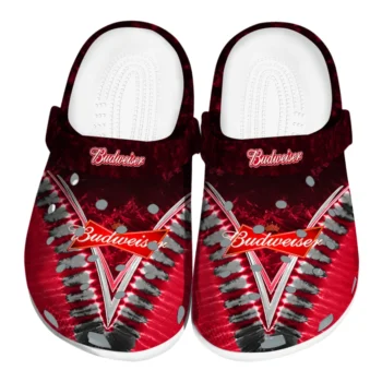 budweiser a signature red black clogs best selling hey clogs