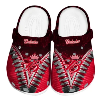 budweiser crest red black clogs best selling hey clogs