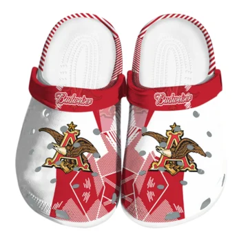 budweiser eagle mark red white clogs best selling hey clogs