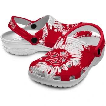 budweiser paint explosion red white clogs high quality hey clogs