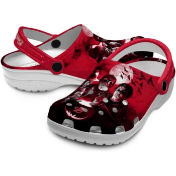 budweiser villains pumpkin red black clogs high quality hey clogs