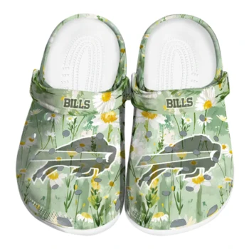 buffalo bills daisy cluster clogs best selling