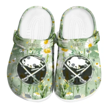 buffalo sabres daisy cluster clogs best selling