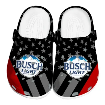 busch light crest center black red clogs best selling hey clogs